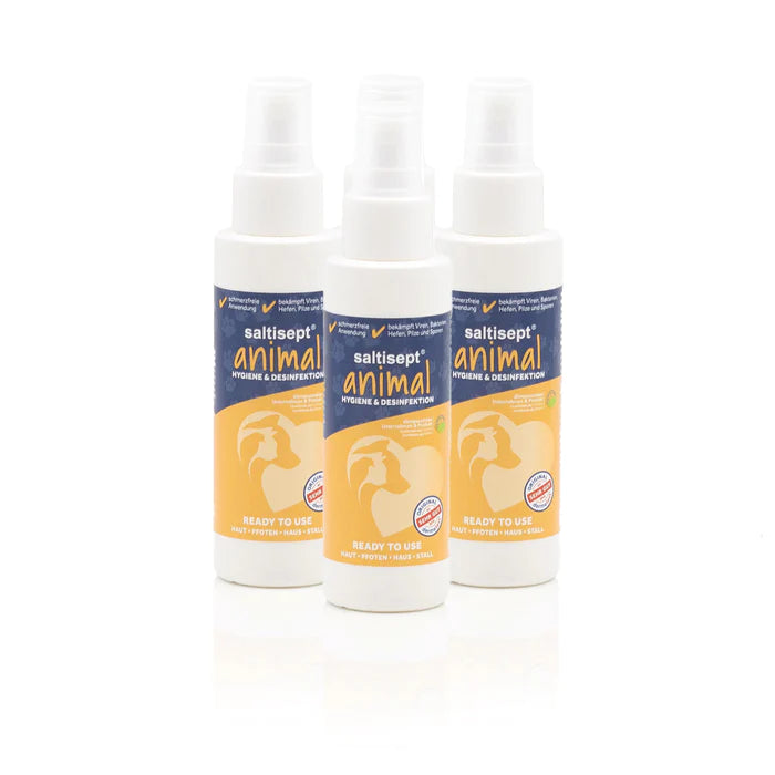 Saltisept Animal 100ml 3x flaconi con testina spray